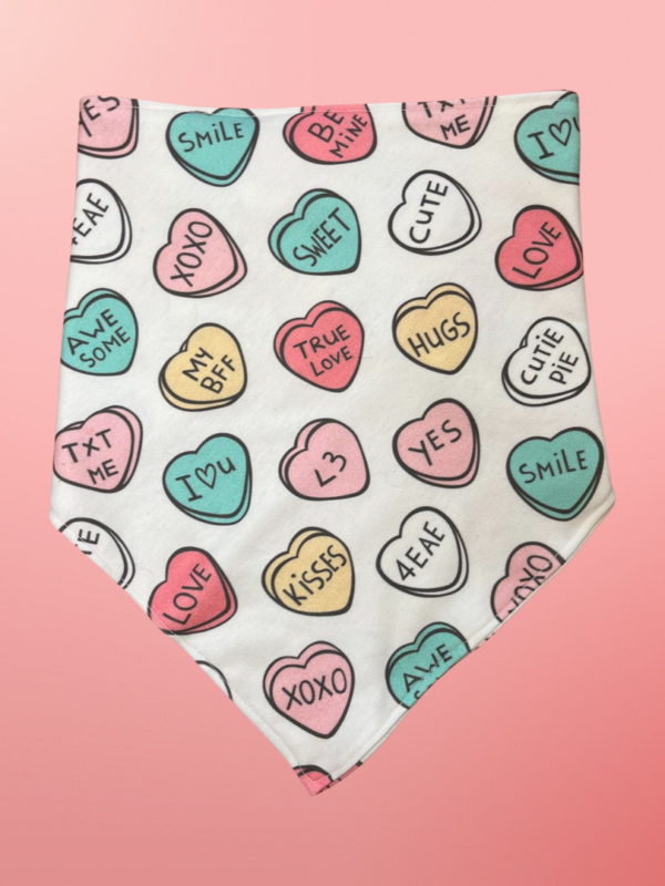 Valentine Candy Heart Bandana