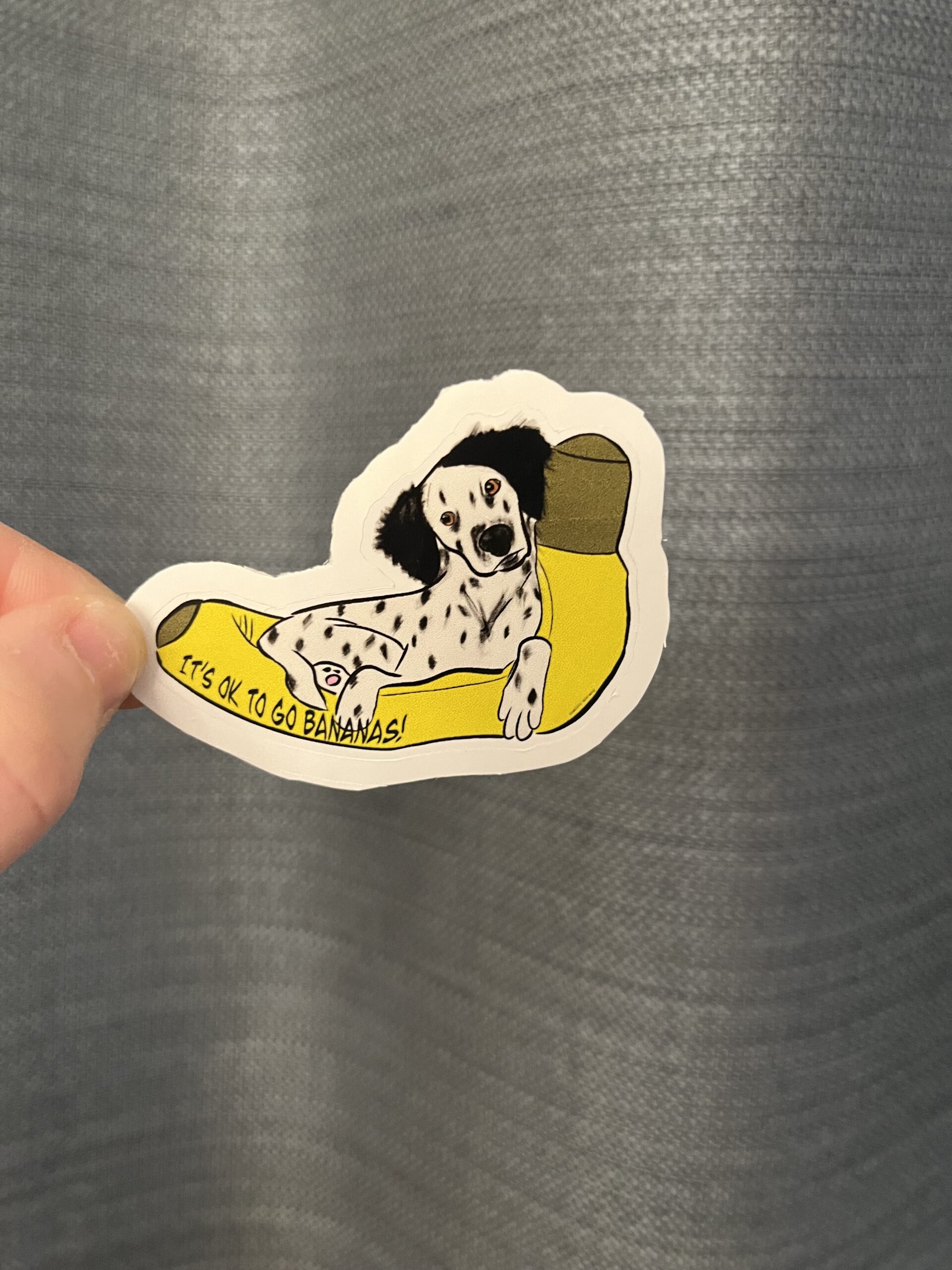 It's ok to go bananas Sticker