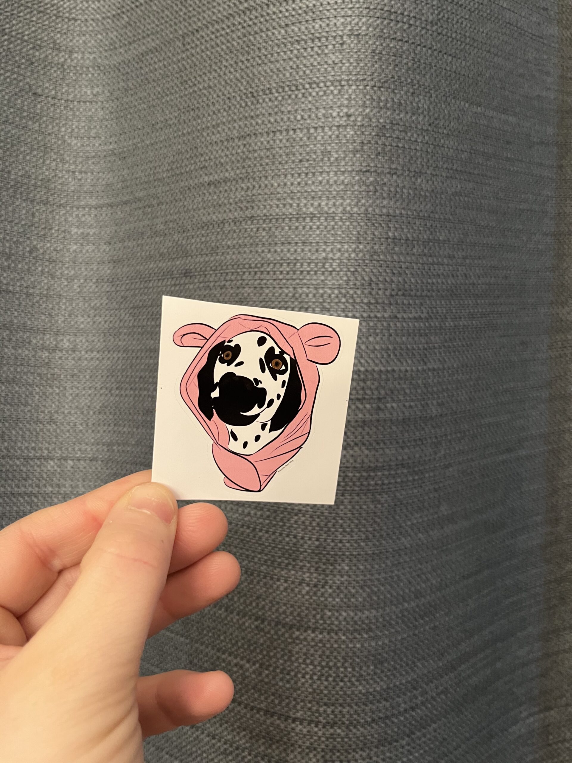 Dalmatian Piggie Sticker