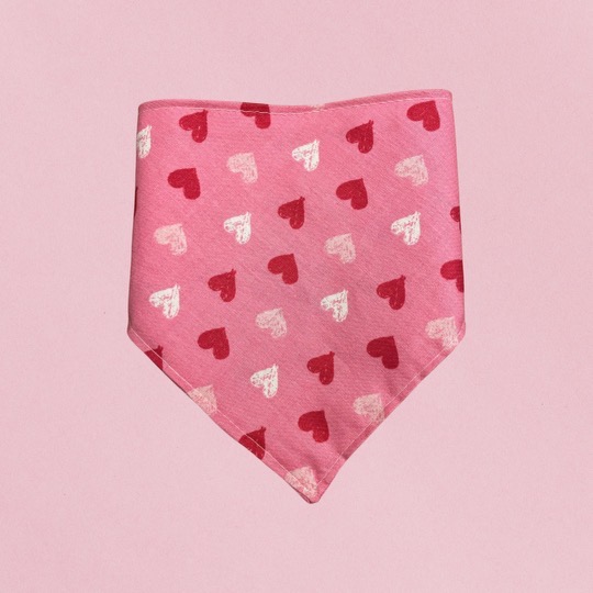 Pink Hearts Bandana