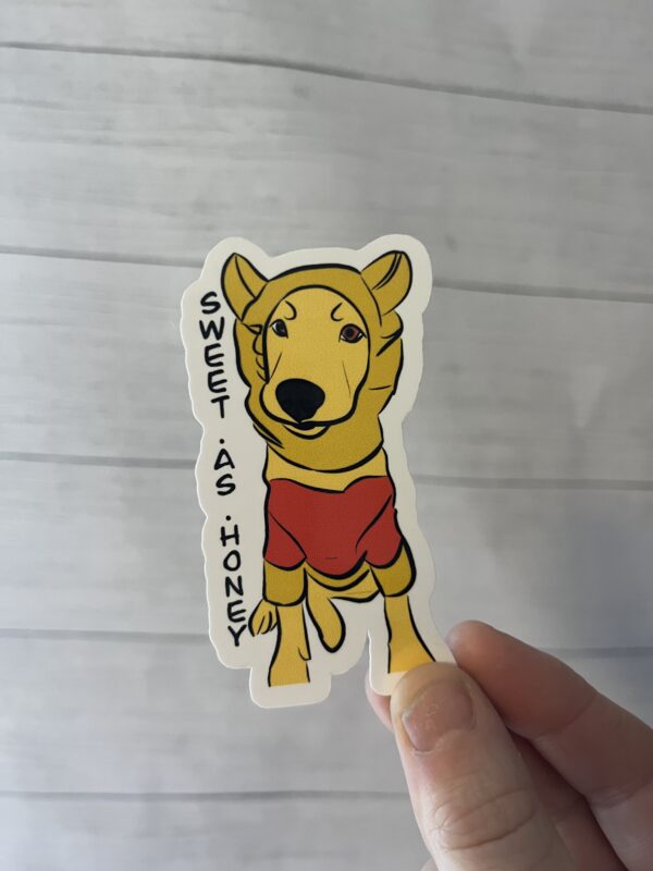 Sweet as Honey Golden Sticker