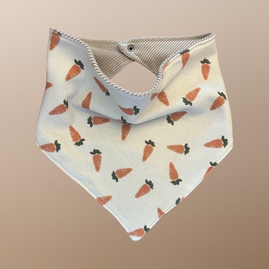 Reversible Carrot Corduroy Bandana